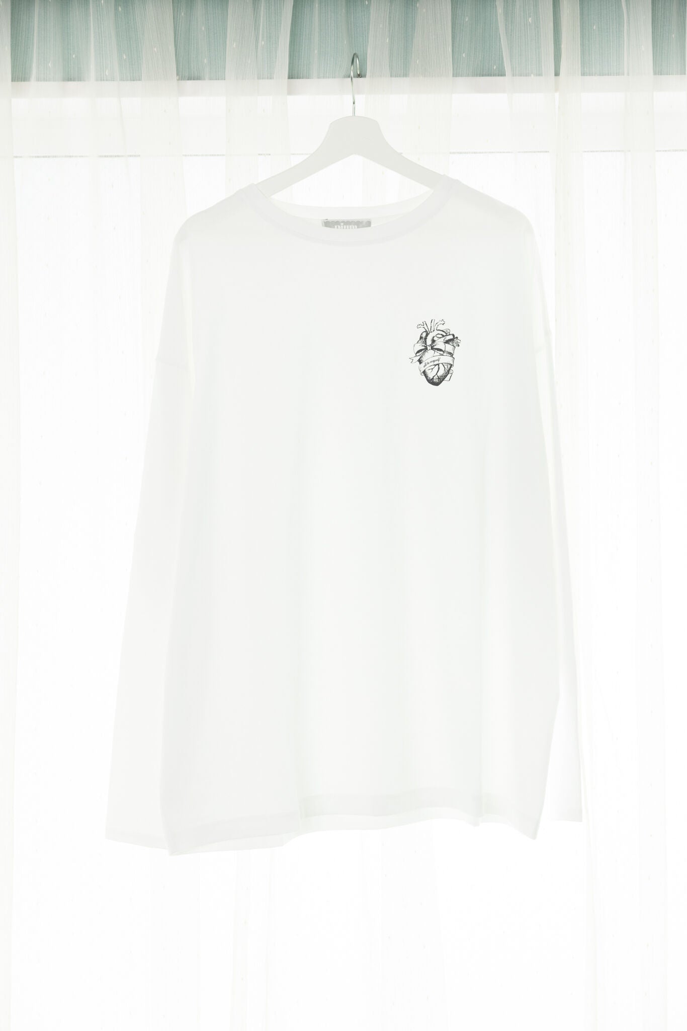 そくばくハートオーバーサイズロングTシャツ