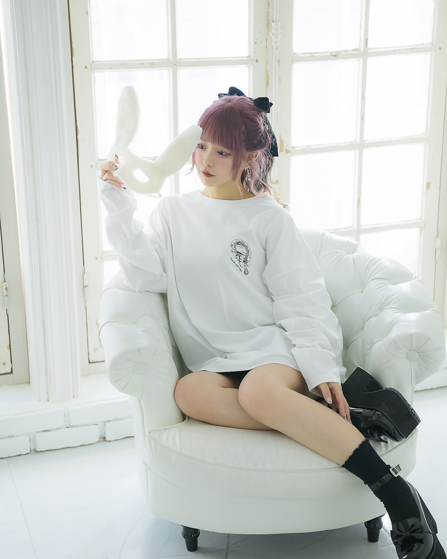 piumハイヒールオーバーサイズロングTシャツ