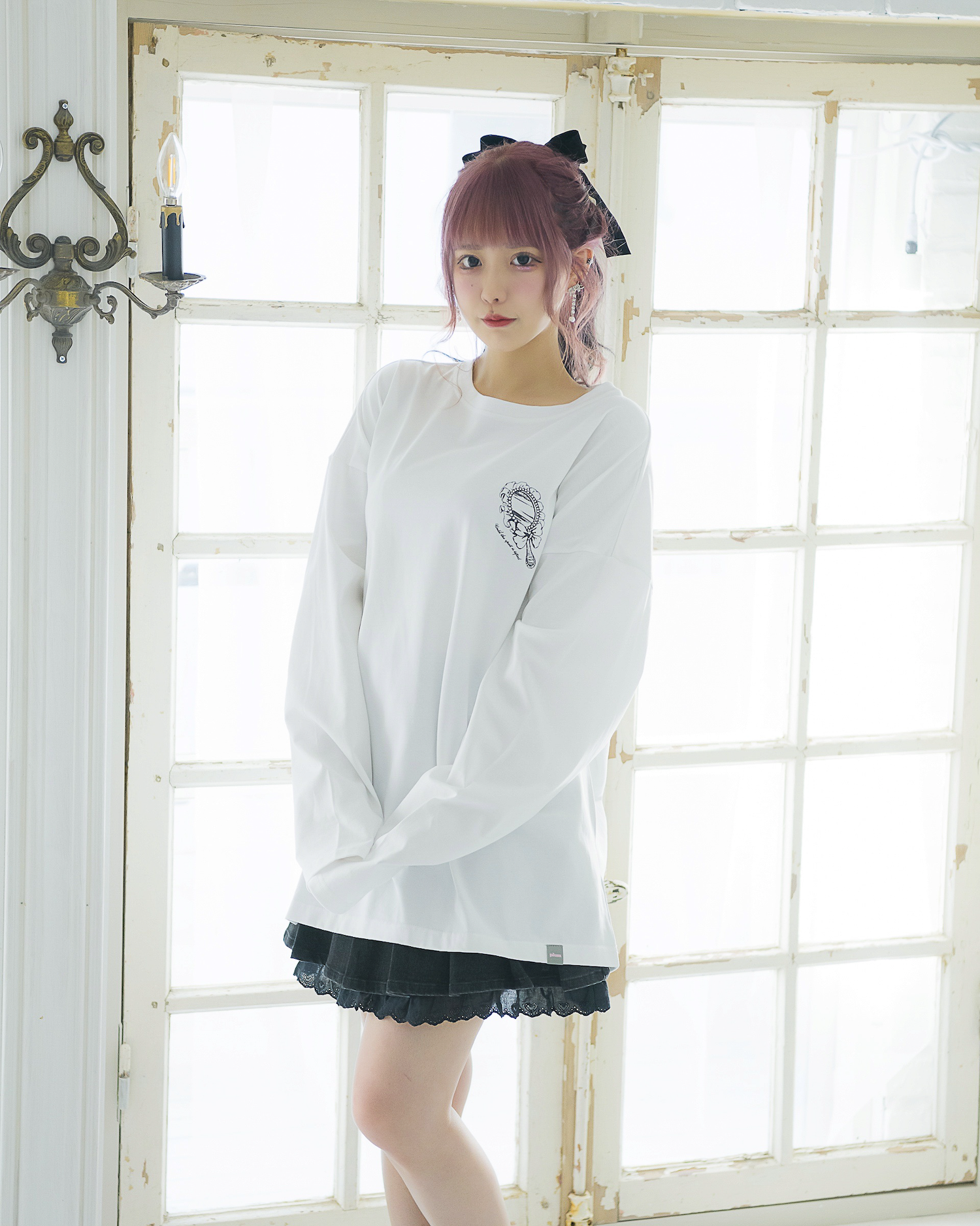 piumハイヒールオーバーサイズロングTシャツ