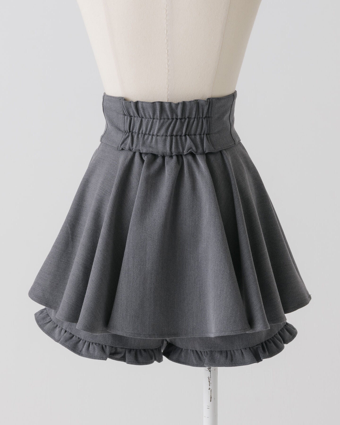 コルセット付きボリュームフレアスカパン