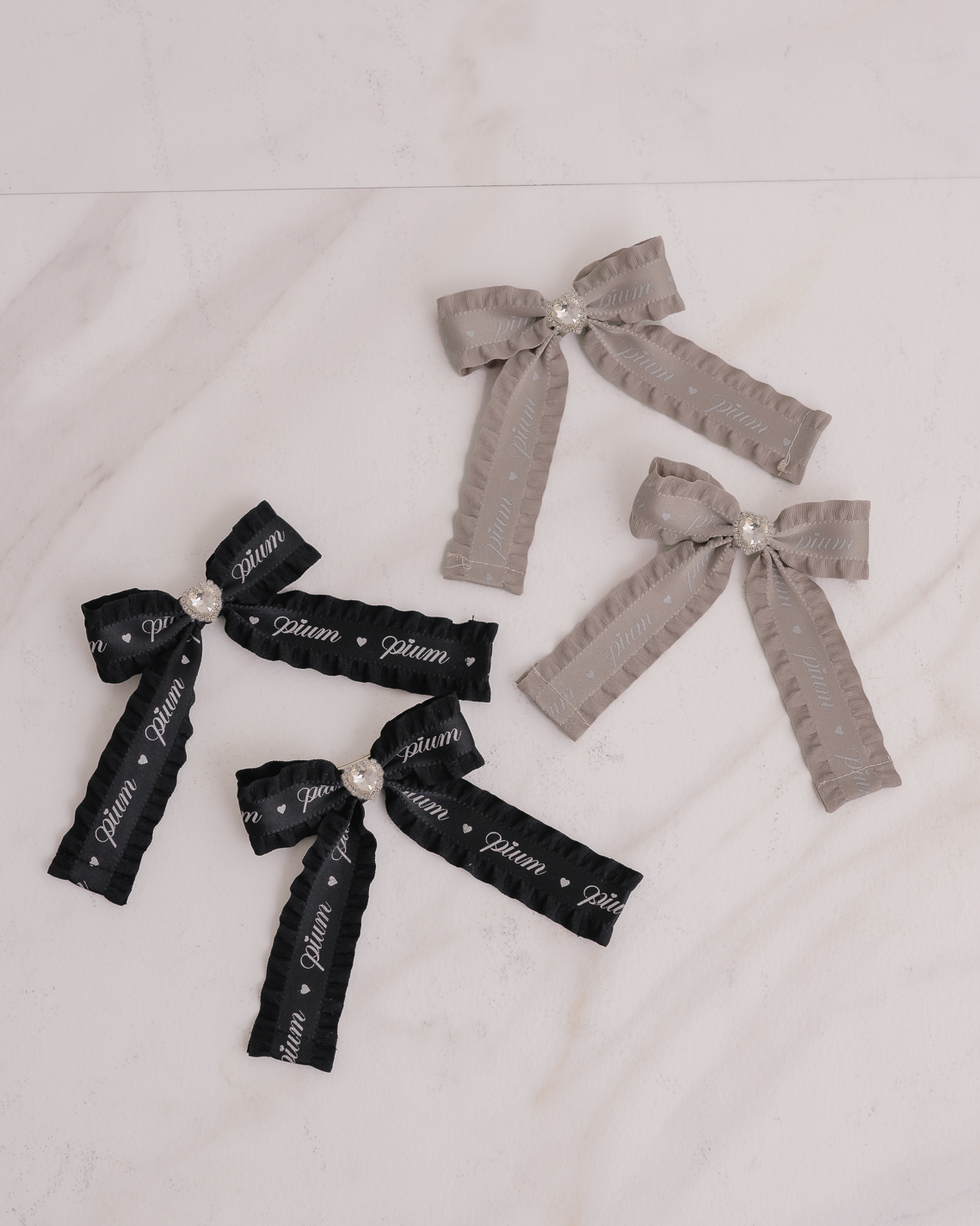 ロゴリボンクリップセット