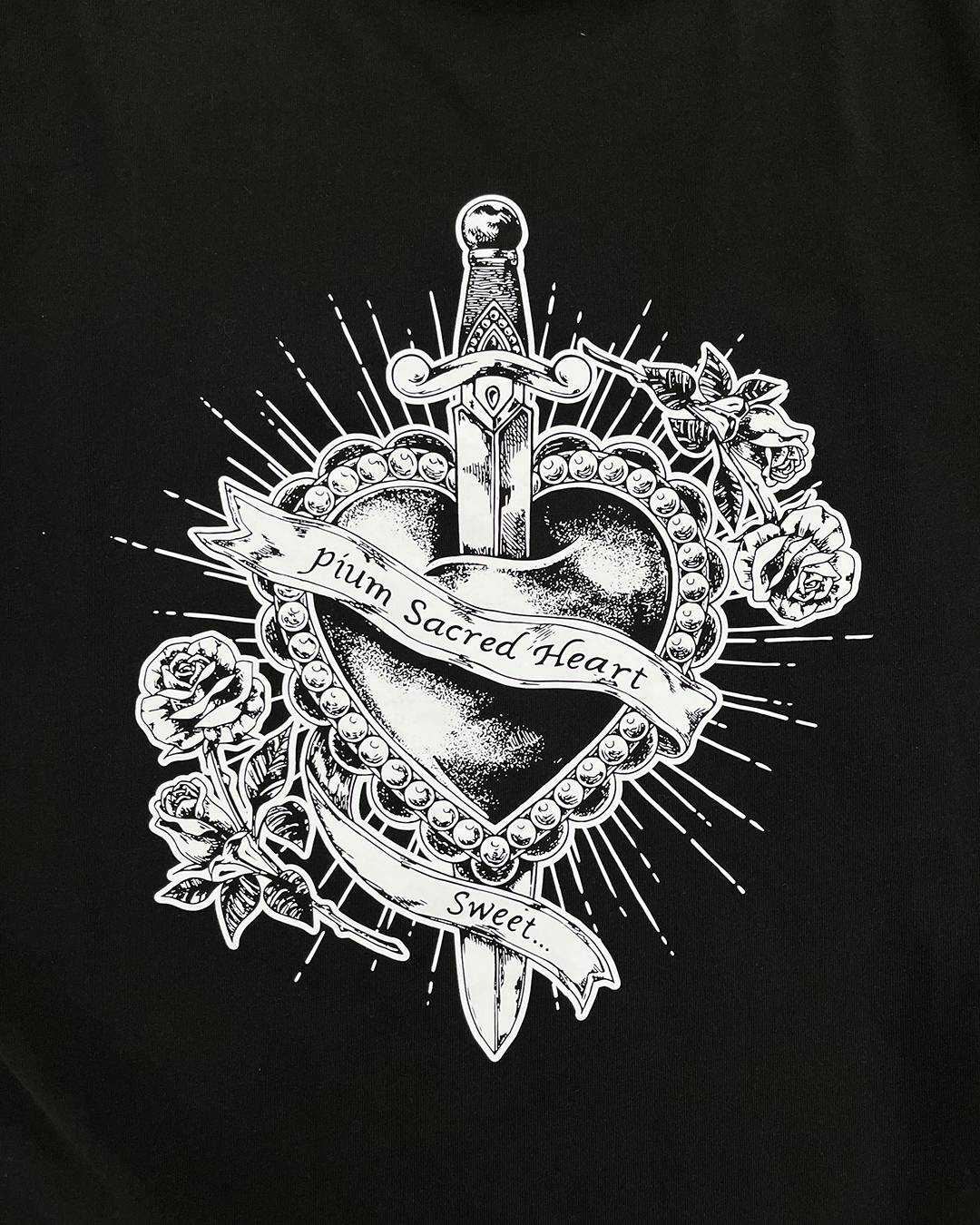 pium sacred heart オーバーサイズ半袖Tシャツ