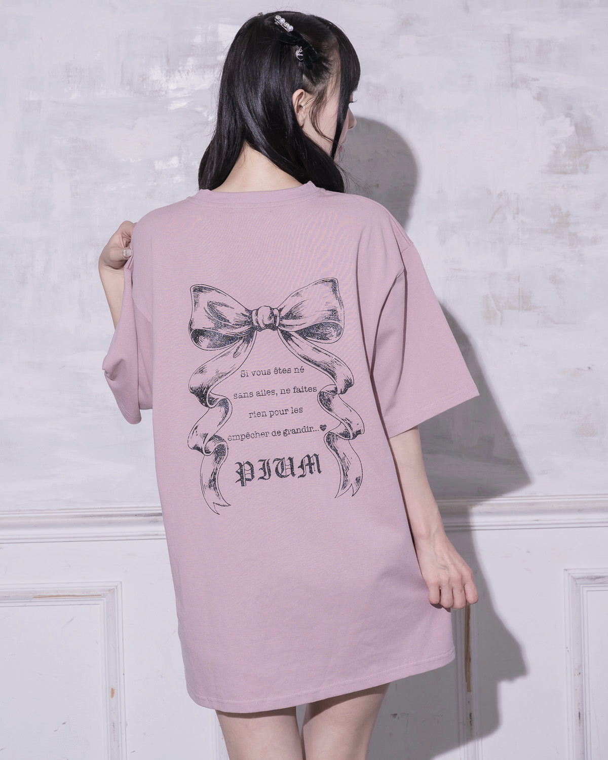 モデル身長:159cm/着用カラー : ピンク